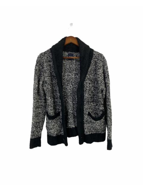 Other Designers Ships Jet Blue - Ships Jet Blue Cardigan Jacket Mohair Design