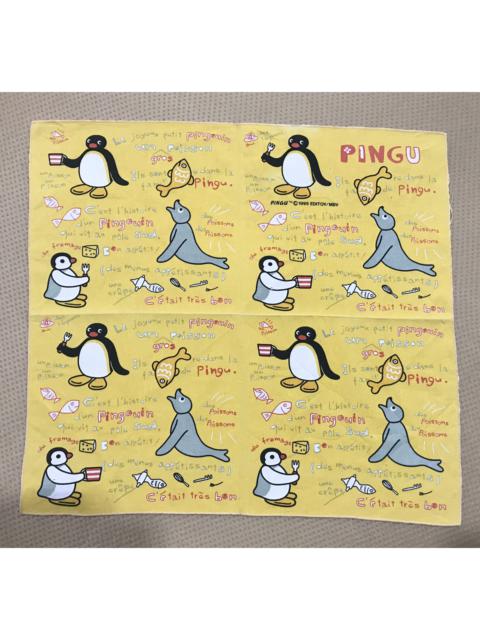 Other Designers Vintage - pingu handkerchief pocket square