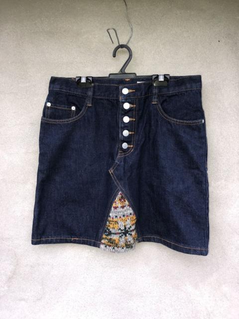 Other Designers Issey Miyake × Japanese Brand × Sunao Kuwahara - Sunao Kuwahara by Issey Miyake Knit Pocket Skirts