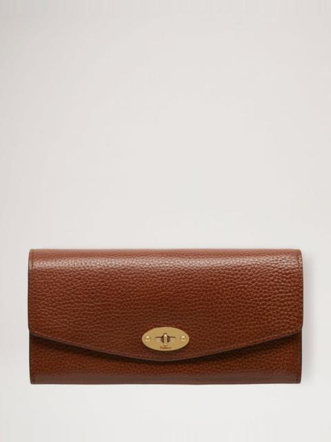 Mulberry Darley Wallet Oak Small Classic Grain