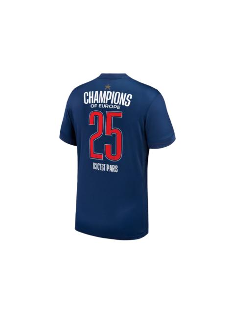 Nike Nike x PSG Champions of Europe 2024/25 Authentic Jersey Marine Blue