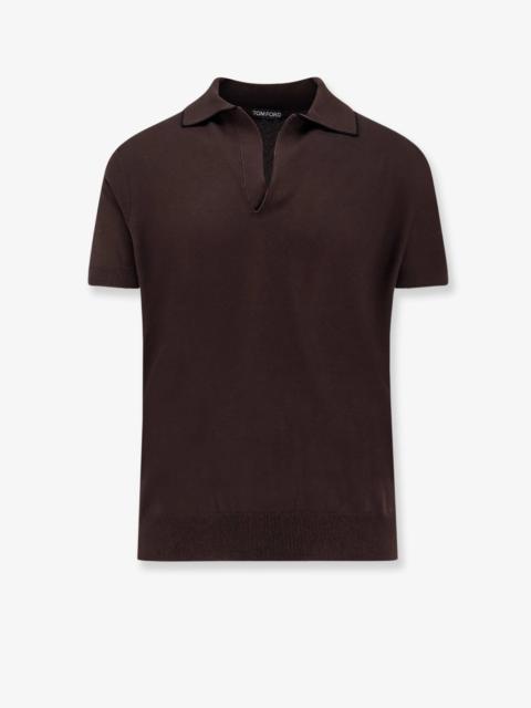 TOM FORD Tom Ford Cotton And Silk Blend Polo Shirt