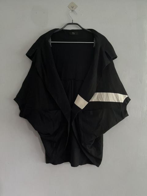 Yohji Yamamoto Y's Yohji Yamamoto Dolman Two Tone Cardigan Top