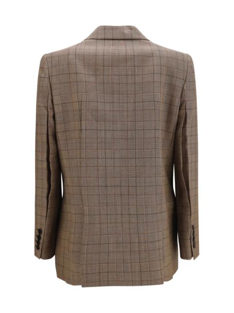 Chloé Chloé Women Checked Double-Breasted Blazer