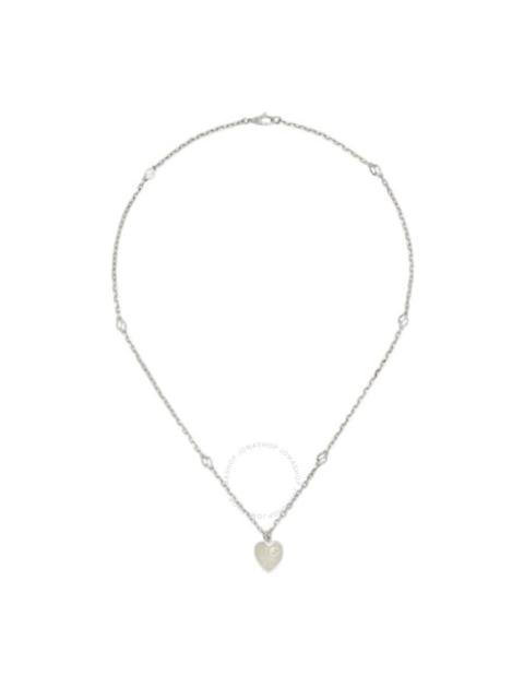 Gucci Heart Necklace With Interlocking G - Ybb645545003