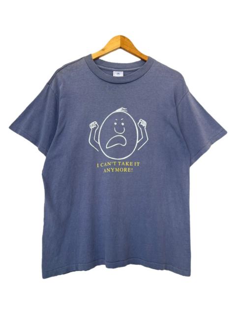 Other Designers Vintage 90s Stress Humor Distressed Sunfaded Baggy Tee