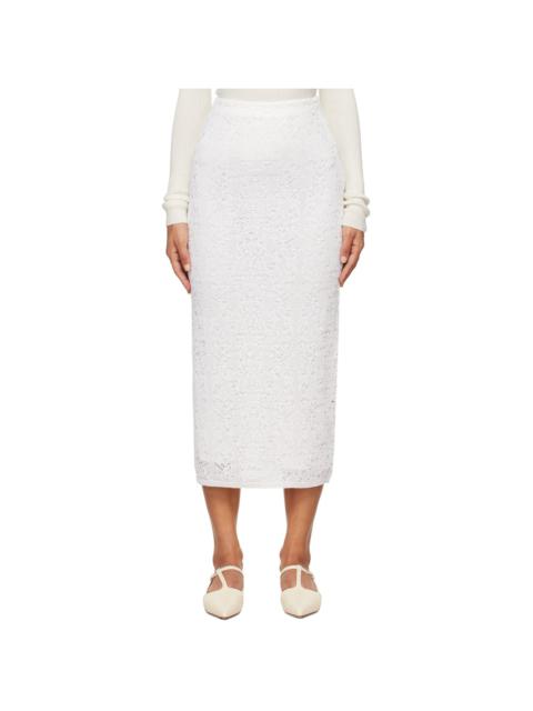 GABRIELA HEARST Off-White Tanguy Maxi Skirt