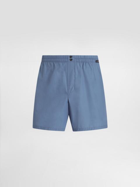 Dolce & Gabbana Cotton poplin boxer shorts