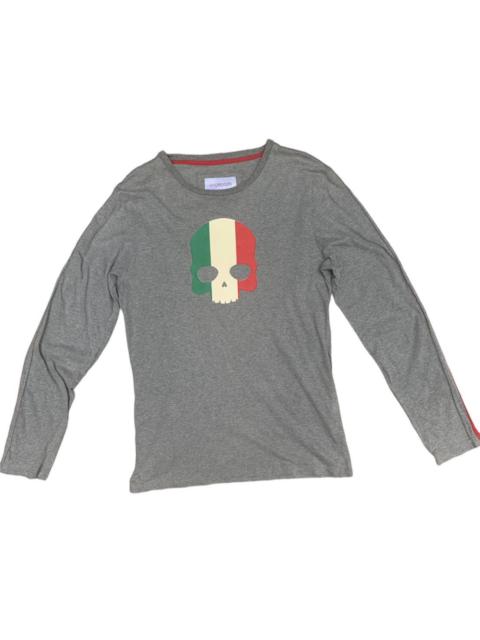 Other Designers Rare Hydrogen Sportwear Skull Long Sleeve Shirt