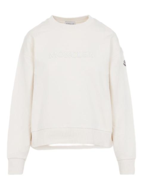 Moncler Moncler Women Logo Cotton Sweatshirt