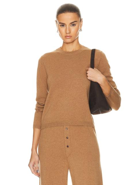 GUEST IN RESIDENCE Shrunken Crew Cashmere Top