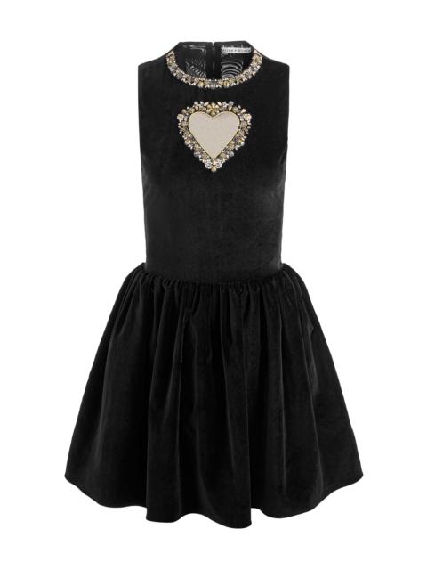 Alice + Olivia ELLA VELVET MINI DRESS