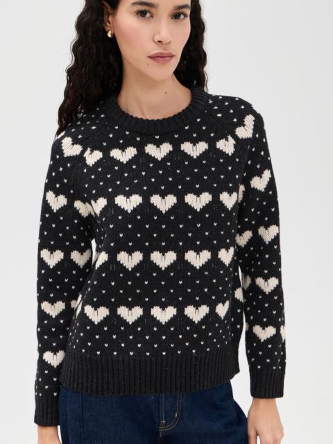 THE GREAT. The Heart Crewneck