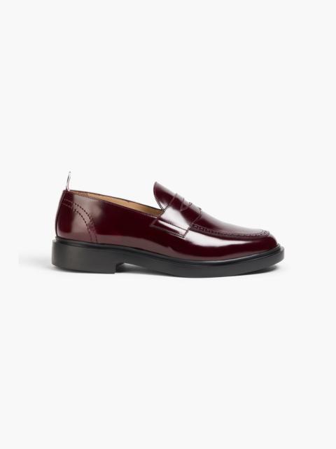 Thom Browne Glossed-leather penny loafers