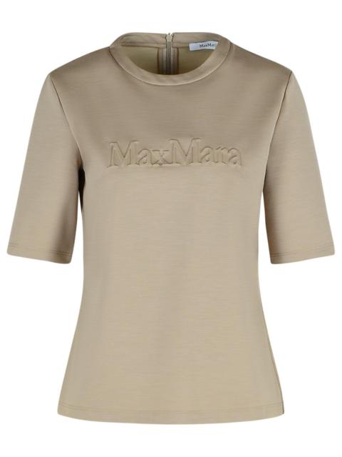 Max Mara 'Peter' Beige Wool T-Shirt Women