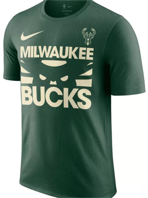 Nike Nike Adult Milwaukee Bucks Green Tioy T-Shirt
