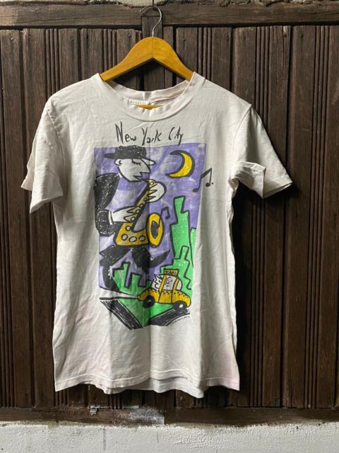 Other Designers Band Tees - Vintage 80s New York City Jazz Saxofon Tshirt