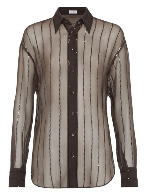 Brunello Cucinelli Brunello Cucinelli Women Silk Shirt