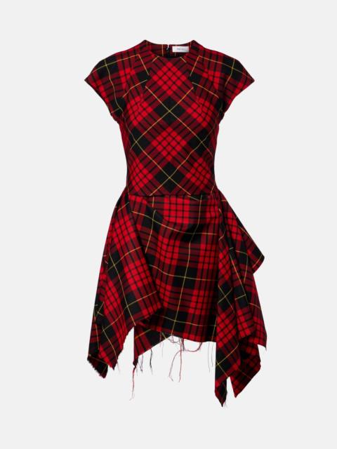 Alexander McQueen Asymmetric minidress