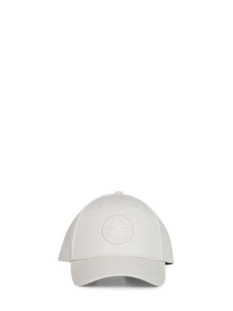 Stone Island Ivory cotton rep baseball cap