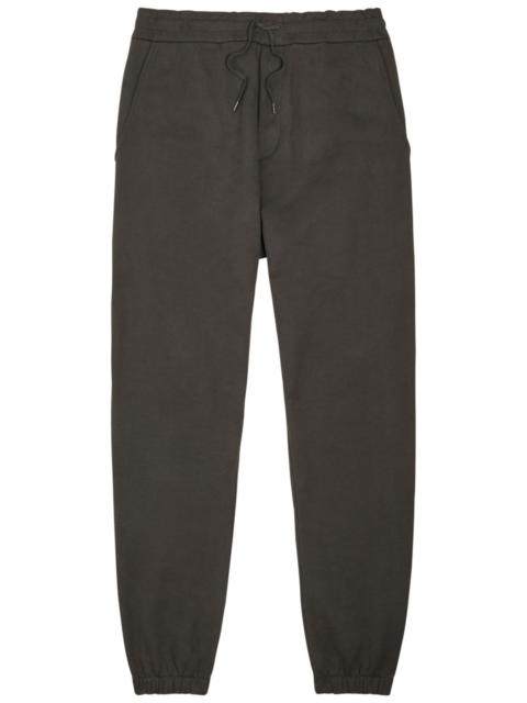 SAINT LAURENT Saint Laurent Logo-embroidered Cotton Sweatpants