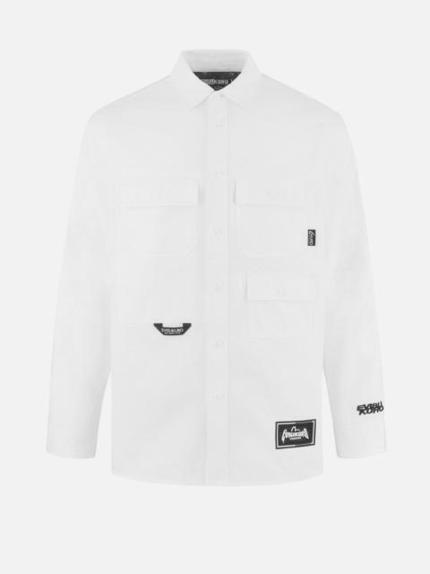 EVISU Multi-pockets Relax Fit Long Sleeves Shirt