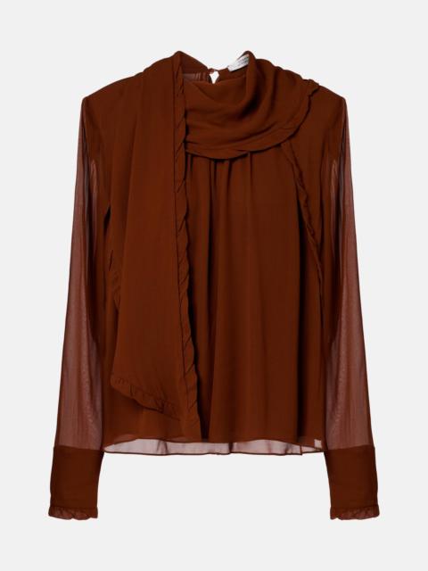 DOROTHEE SCHUMACHER Sheer Twist georgette blouse