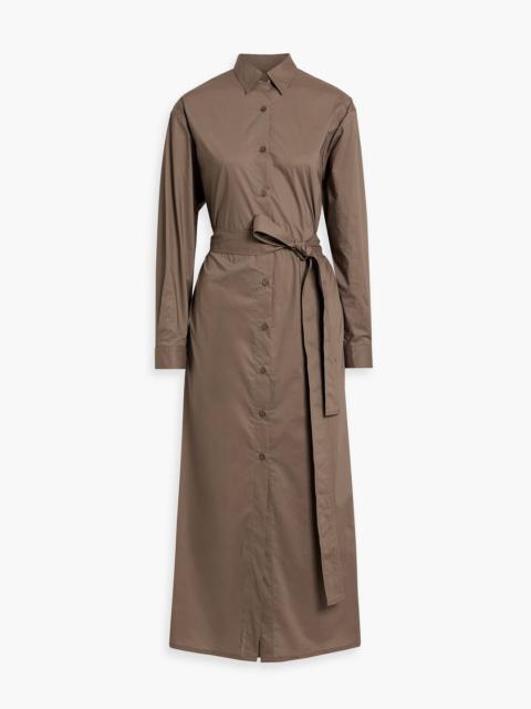 MATTEAU Cotton-poplin maxi shirt dress