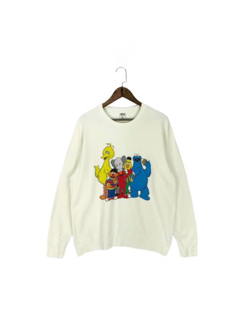 Other Designers Kaws X Uniqlo X Sesame Street Crewneck Sweatshirt