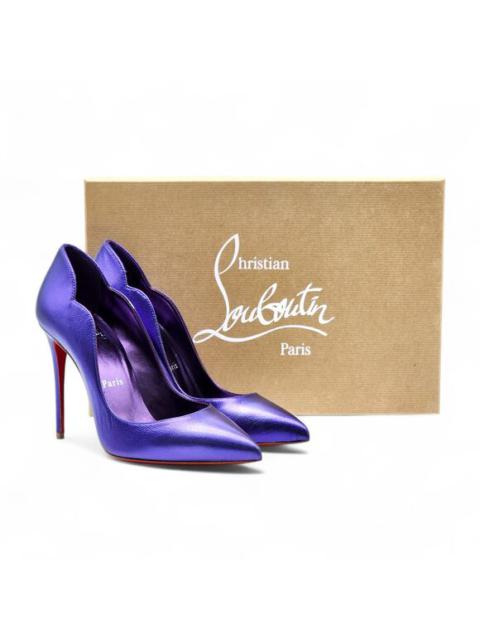 Christian Louboutin Christian Louboutin Hot Chick Leather Pumps 100mm Purple EU 37.5 US 7 - NWB $845