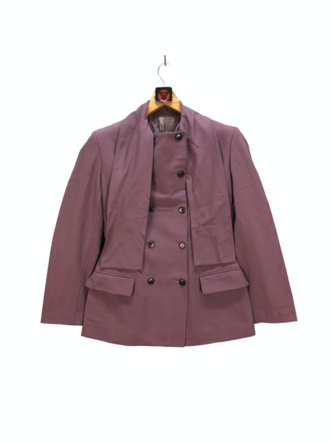 Jean Paul Gaultier JEAN PAUL GAULTIER FEMME DOUBLE BREAST WOOL JACKET #6857-94