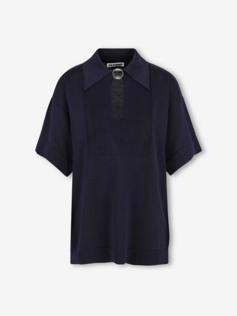 Jil Sander POLO BUTTON KNIT