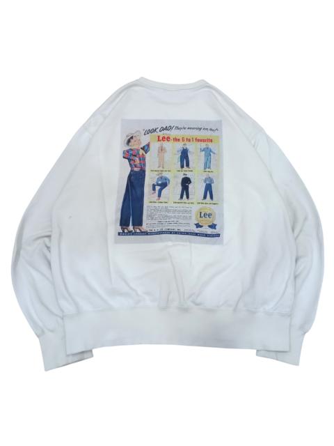 Other Designers Rare! Vintage Lee "Buddy Lee" Poster Backhit Sweatshirt