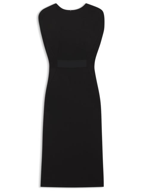 BOSS WAISTBAND-DETAIL DRESS IN STRETCH JERSEY