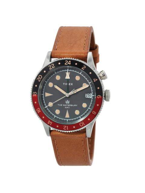 Other Designers Open Box - Timex Waterbury Traditional GMT Quartz Coke Bezel Men's Watch TW2V74000VQ