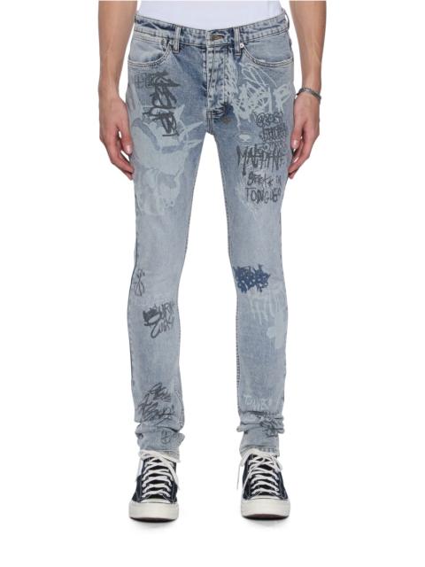 Ksubi VAN WINKLE ROGUE BLUE GRAFFITI