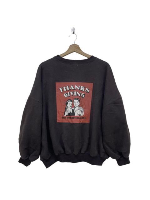 Vintage - Japanese Brand Gleam Sweatshirt Thanks Giving