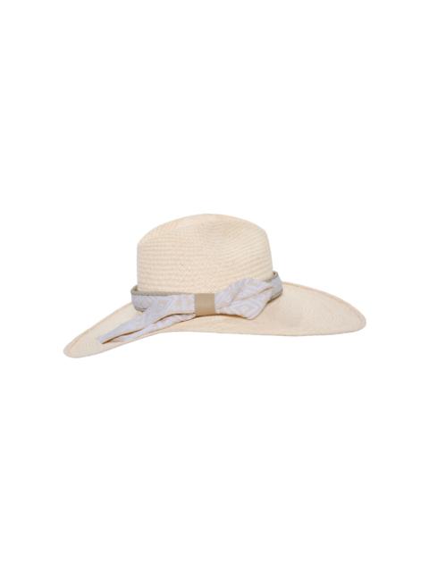 Johanna Ortiz Coastal Ballet Palm Sun Hat white