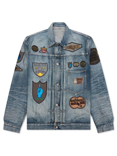 sacai SACAI GONZ DENIM JACKET - LIGHT BLUE