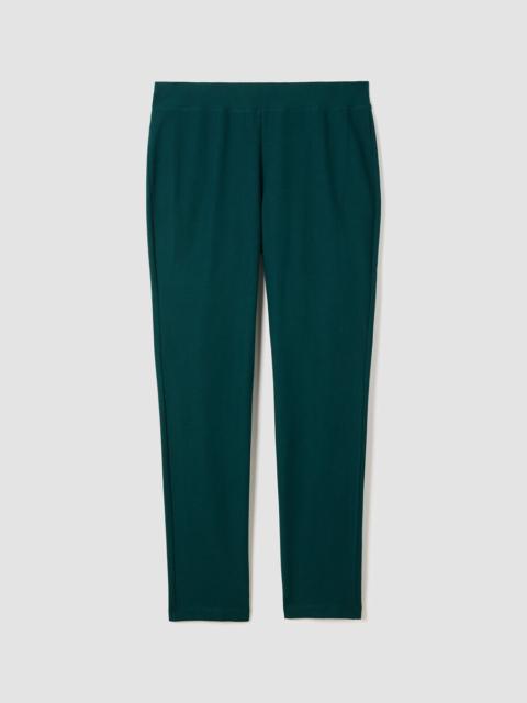 EILEEN FISHER Washable Stretch Crepe Slim Pant