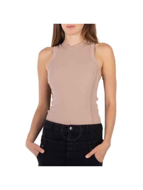 Tibi Tibi Ladies Toffee Ribbed Racerback Bodysuit