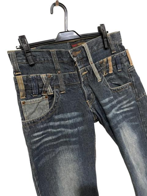 Other Designers Rare - 🔥Japanese Shinjuku Street Fashion Double Waist Exit Jeans