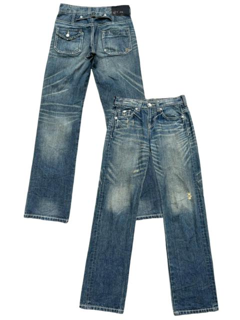 Other Designers Japanese Brand - Rush Hour Japan Distressed Denim Jeans 28x33