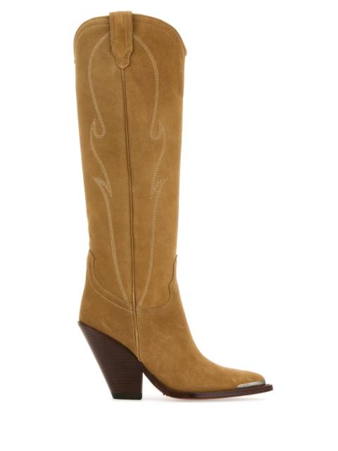 SONORA - Sonora Women Beige Suede Rancho Boots