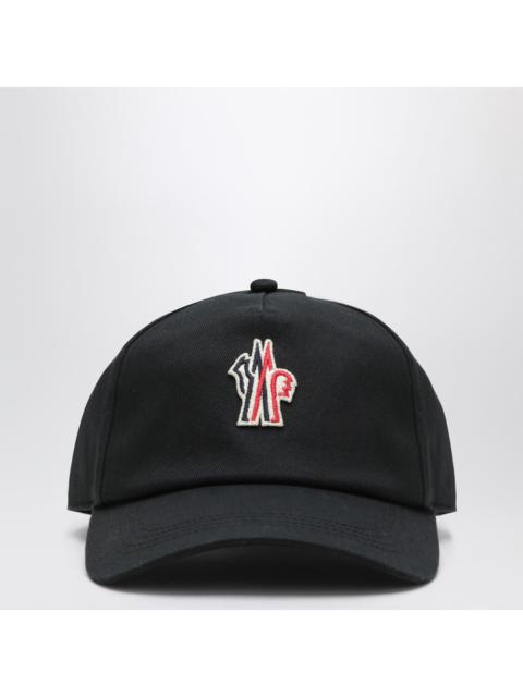 Moncler Grenoble Moncler Grenoble Black Baseball Cap With Logo Patch Men