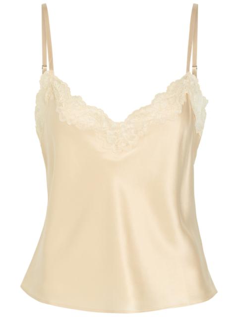 Reformation Reformation Teddy V-neck Silk Slip top