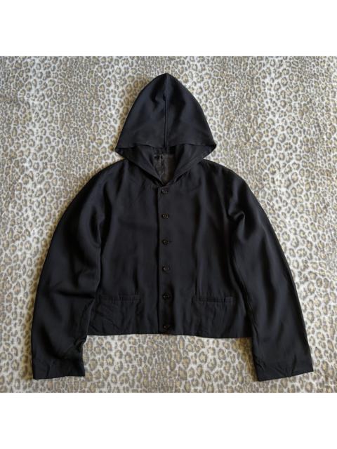 Yohji Yamamoto Y’s bis Black Button Hood 