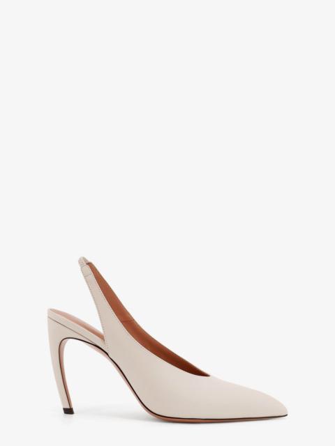 THE ATTICO The Attico Women Viper Leather Slingback Pumps