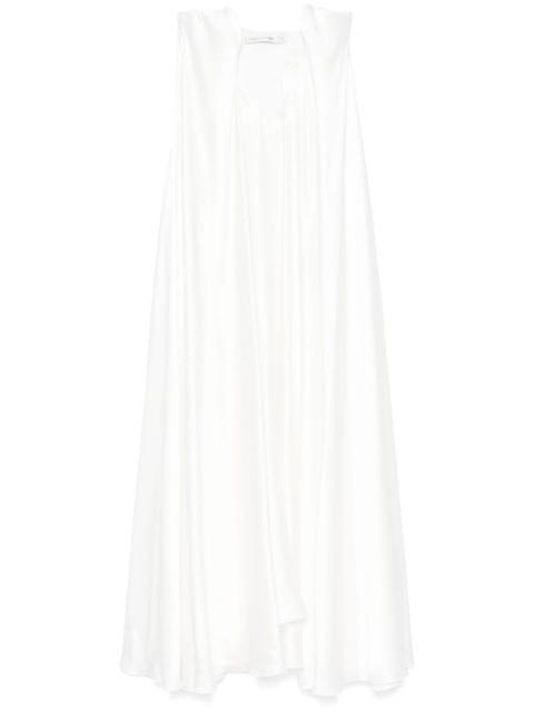 CHRISTOPHER ESBER silk strapless gown