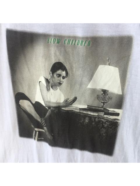 Other Designers Vintage - Slow Children New Wave Pop Band Rare T-shirt